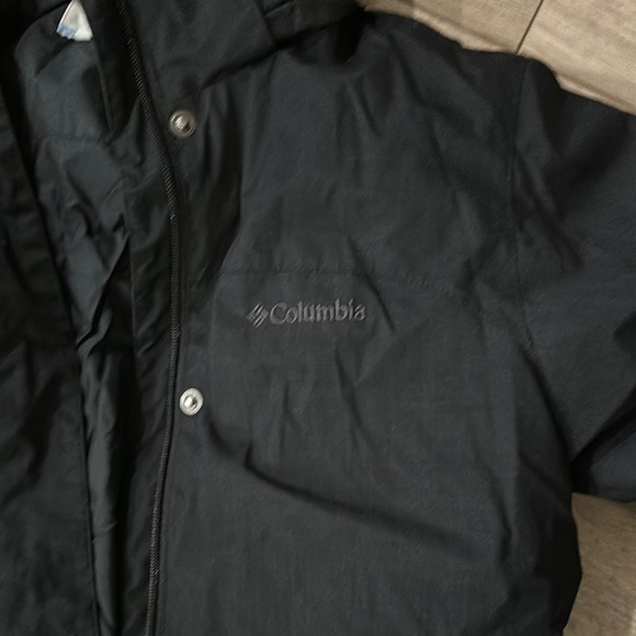 Columbia Black Hooded Jacket ladies very nice warm coat 2 in 1 very nice jacket - Picture 2 of 5